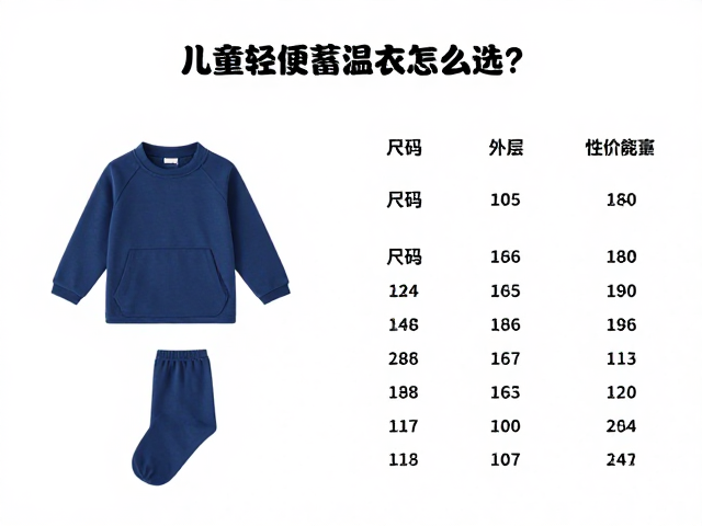 儿童轻便蓄温衣怎么选?尺码兼容外层,性价比高更实惠
