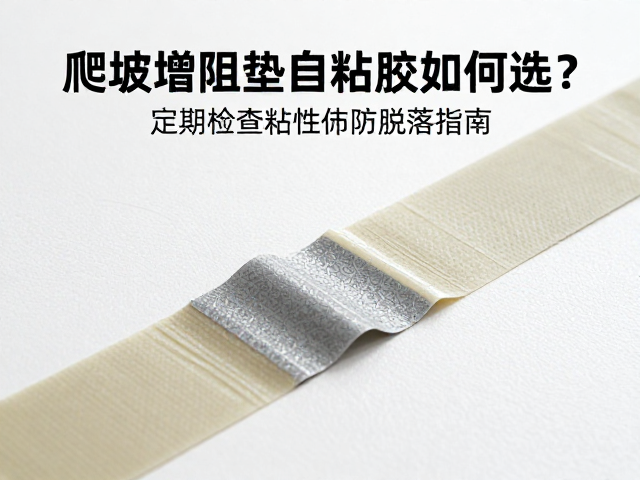 爬坡增阻垫自粘胶如何选?定期检查粘性防脱落指南
