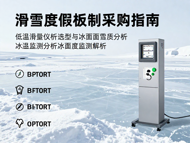 滑雪度假村采购指南，低温计量仪器选型与冰面雪质分析
