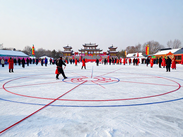北方冰雪节里的非遗魅力,揭秘麻绳编织的传统技艺与庆典故事