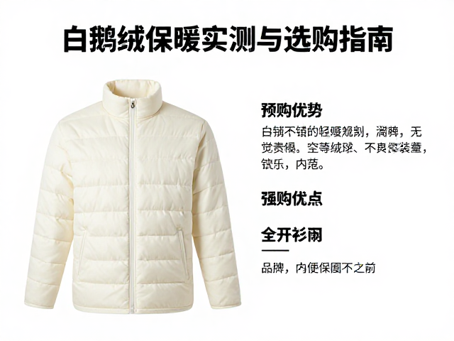 轻便锁温衣全开衫款，白鹅绒保暖实测与选购指南
