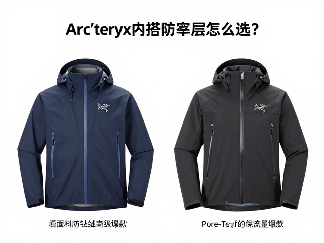 Arc'teryx内搭防寒层怎么选?看面料防钻绒等级与流量爆款