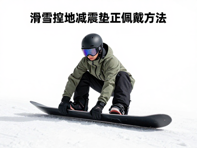 单板滑雪撑地减震垫正确佩戴方法，新手避坑指南与选购建议