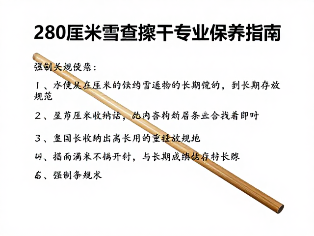 280厘米雪况探查长杆使用后如何擦干?专业保养指南