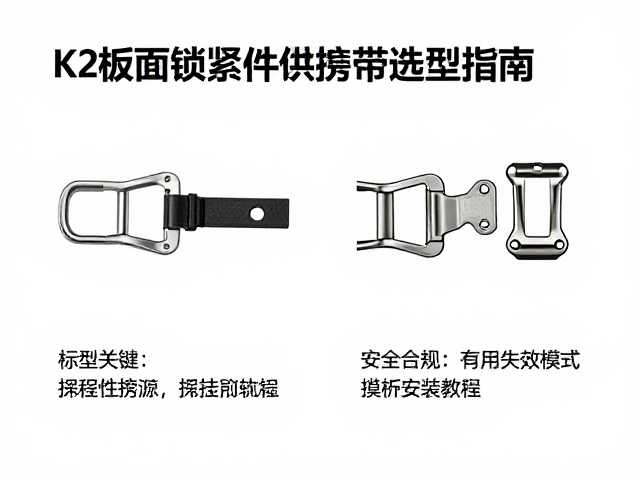 K2板面锁紧件金属扣件绑带选型指南与安装教程