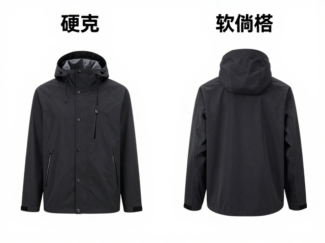 隔水防风衣怎么选?硬壳软壳对比,通勤穿搭指南