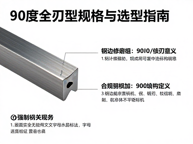 钢边修磨组90度全刃型规格与选型指南