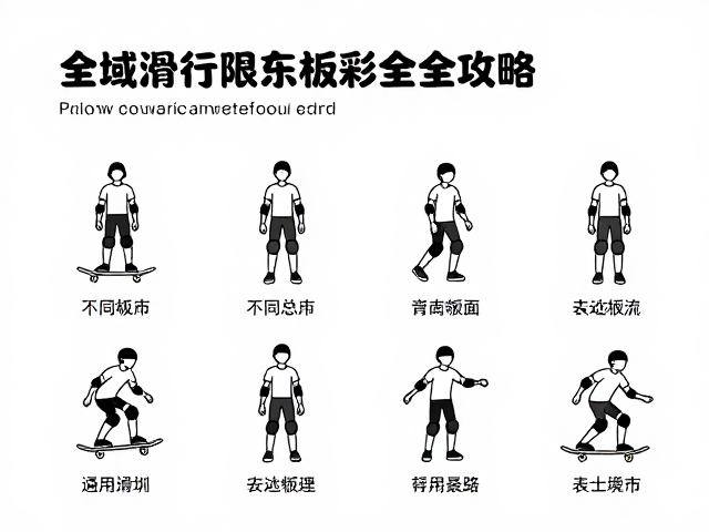 新手必看!全域滑行板中等偏软板面,通用护具安全滑行全攻略