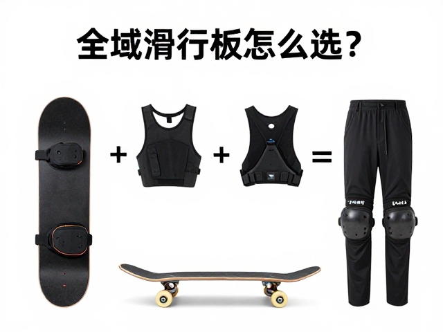 全域滑行板怎么选?中等偏软(4-6/10)板身与通用护具搭配详解