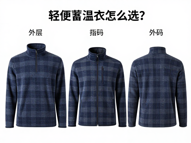 轻便蓄温衣怎么选?格子抓绒内搭与外层尺码兼容指南