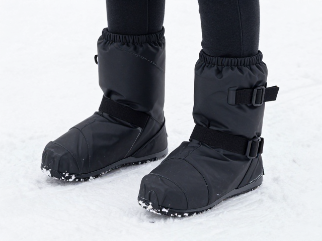日常防雪套配弹性绑带，稳固适应冰雪路面出行