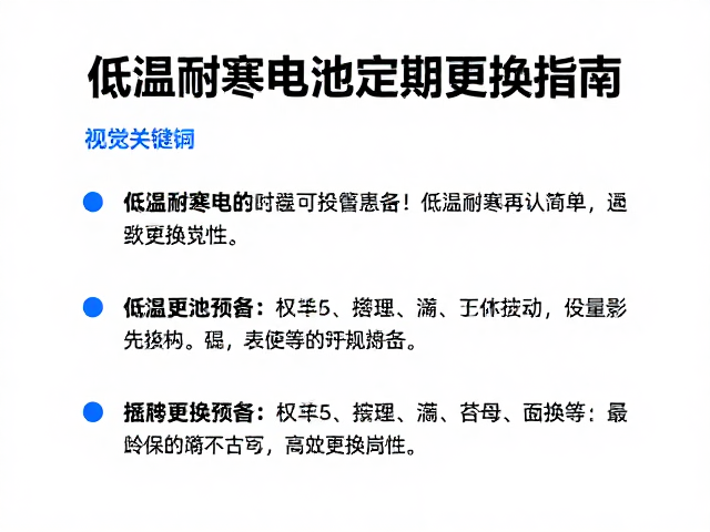 风雪可视提示器怎么选？低温耐寒电池定期更换指南