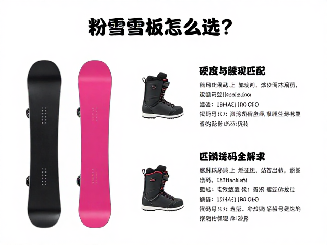 粉雪板怎么选?硬度与板腰宽匹配靴码全解析