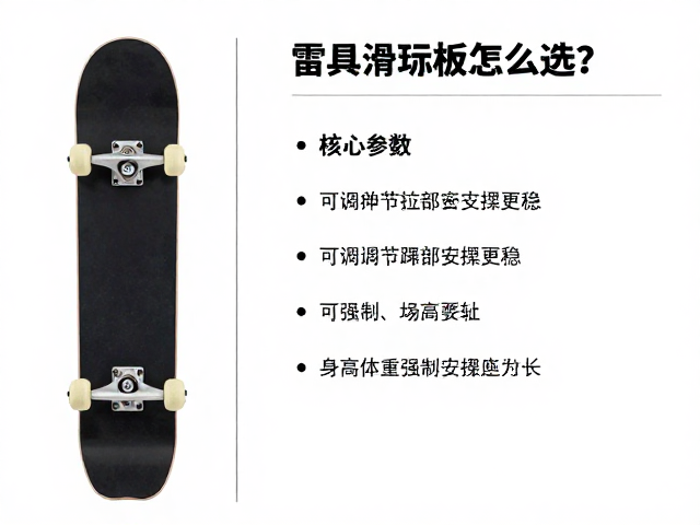 道具滑行板怎么选?根据身高体重定板长,配可调节踝部支撑更稳