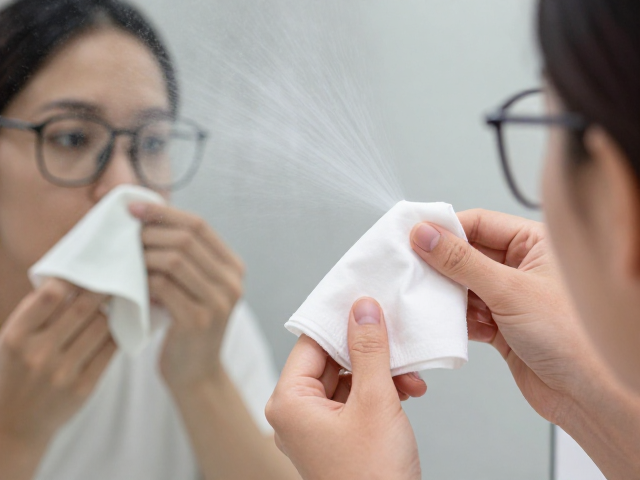 镜内清雾药剂怎么用？配合防雾巾高效防雾，告别眼镜起雾烦恼