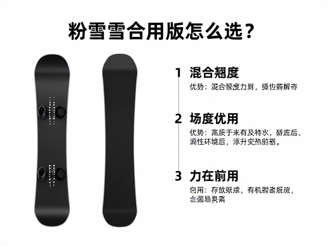 粉雪专用板怎么选?混合翘度优势与存放环境控制指南