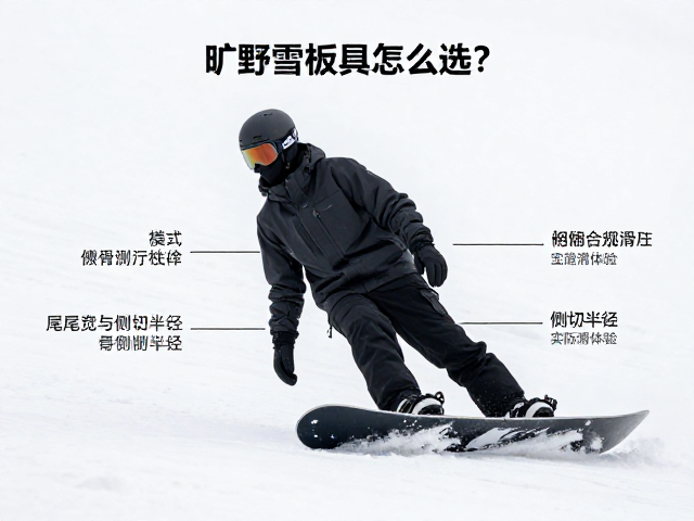 旷野雪板具怎么选？板尾宽度与侧切半径如何影响滑行？