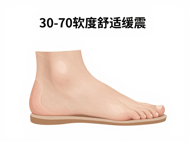 宽楦软底脚踝支撑鞋,30-70软度舒适缓震,缓解足部压力