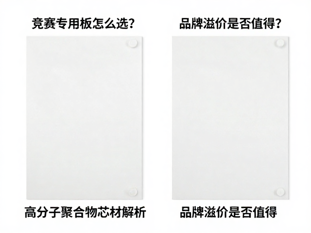 竞赛专用板怎么选？高分子聚合物芯材解析，品牌溢价是否值得？