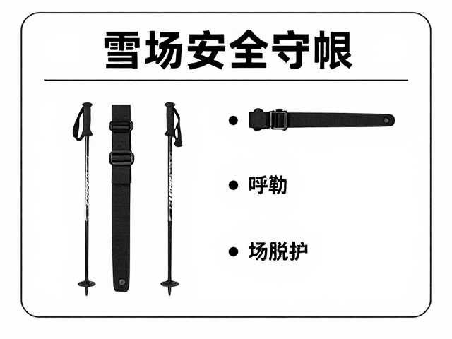 雪场安全守则,野外呼救响哨与雪杖绑带的正确使用指南
