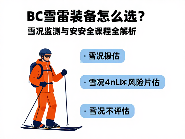 BC雪崩装备怎么选?雪况监测与安全课程全解析