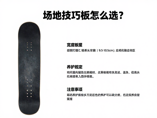 场地技巧板怎么选?9.5-10.5cm板头宽度,定期打蜡养护指南
