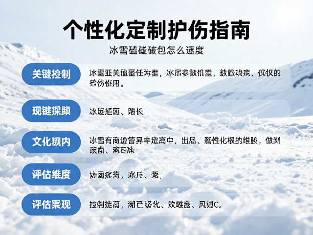 极寒0℃下冰雪磕碰药包怎么选?个性化定制护伤指南
