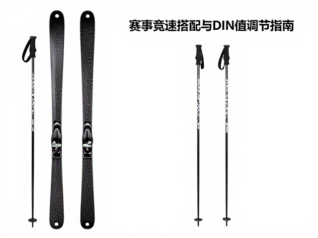 碳纤维滑雪杖怎么选?赛事竞速板搭配与DIN值调节指南