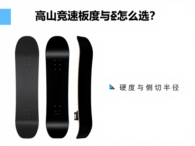 高山竞速板怎么选?深度解析硬度与侧切半径对速度的影响