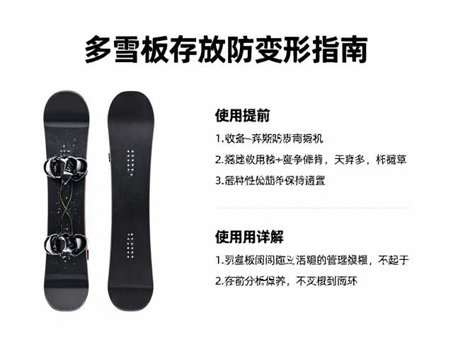 多雪板存放防变形指南,基础保养套装使用详解