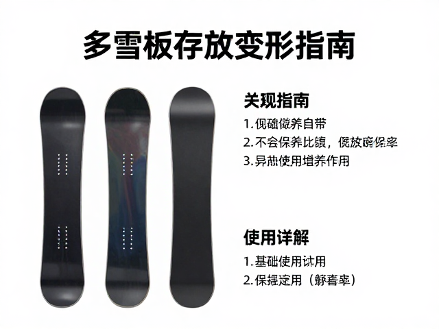 多雪板存放防变形指南,基础保养套装使用详解