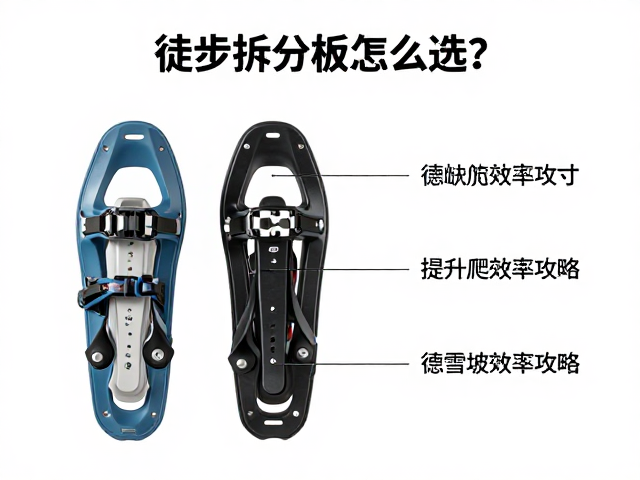 徒步拆分板怎么选?结合雪鞋尺寸,提升爬坡效率攻略