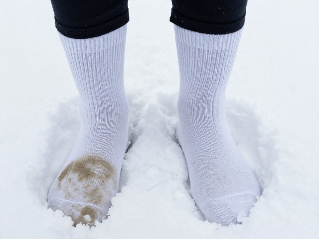 雪地鞋外壳污渍难除?注意袜子厚度影响