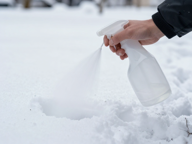 残雪溶解药剂怎么用?预处理,喷洒清洁剂高效除雪攻略
