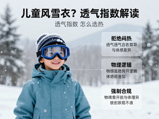 孩童风雪衣护目镜怎么选?透气指数解读,拒绝闷热