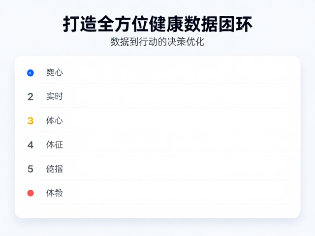 实时心率监测,运动数据报表,体征观测表,打造全方位健康数据闭环