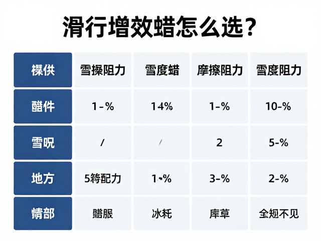 滑行增效蜡怎么选?根据雪况温度选蜡,大幅减少摩擦阻力