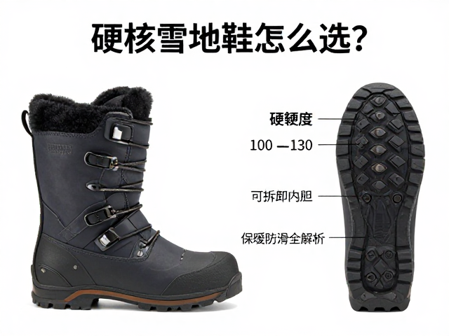 硬核雪地鞋怎么选？100-130，硬度，可拆卸内胆，保暖防滑全解析