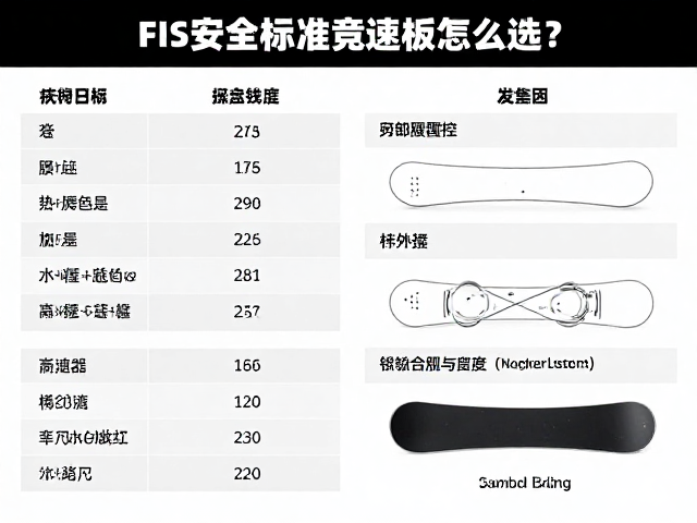 FIS安全标准竞速板怎么选?板腰宽度决定操控与速度