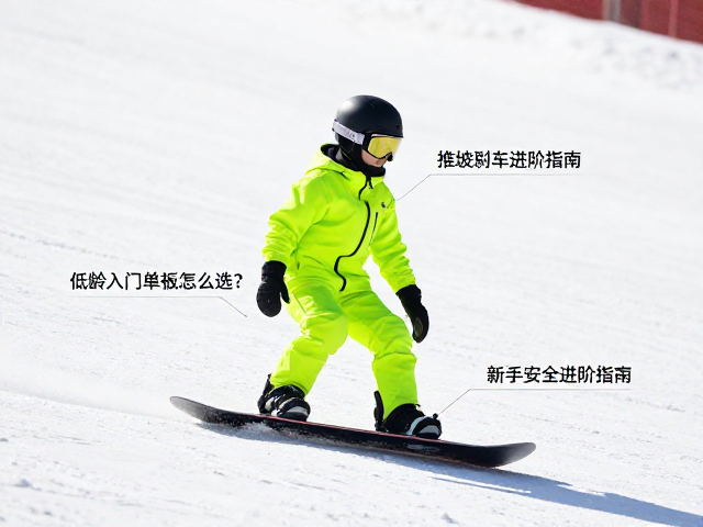 低龄入门单板怎么选？荧光警示色，推坡刹车，新手安全进阶指南