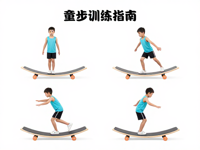 小童平衡板训练指南，3D立体剪裁缓冲套件助力核心稳定