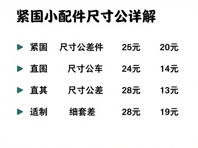 紧固小配件尺寸公差详解,基础套件几十至百元选购指南