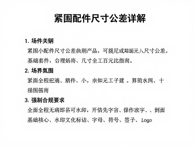 紧固小配件尺寸公差详解,基础套件几十至百元选购指南