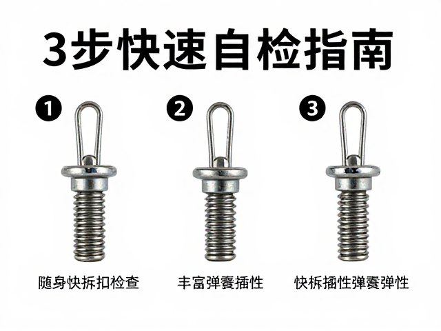 随身挂载扣件快拆插销怎么检查弹簧弹性？3步快速自检指南
