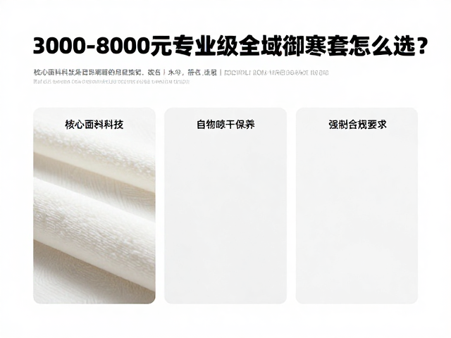 3000-8000元专业级全域御寒套怎么选?自然晾干保养全攻略