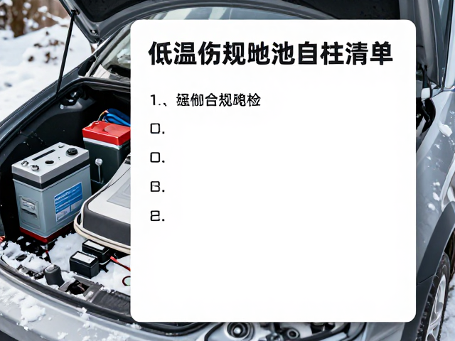 低温伤电池?出发前自检积雪搜寻件,确保万无一失