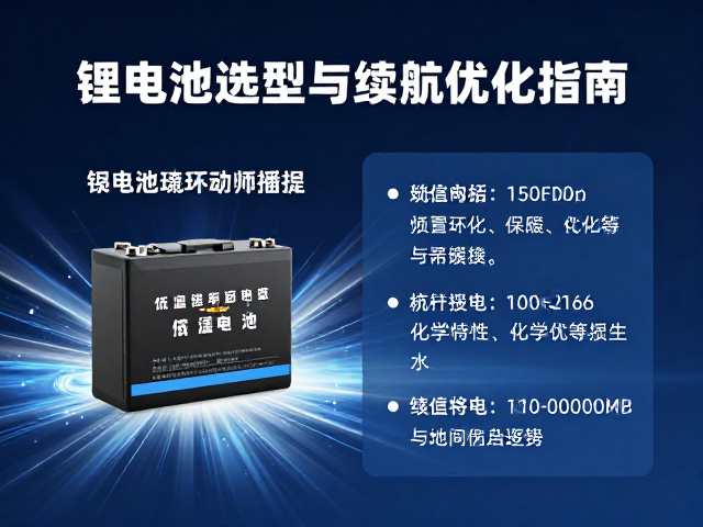 低温摄像仪器动作捕捉中锂电池选型与续航优化指南
