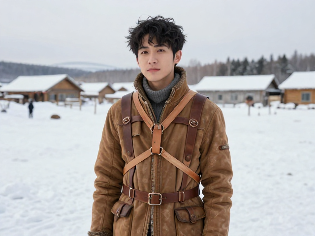 北方冰雪民俗村体验,动物皮革绑带穿搭指南