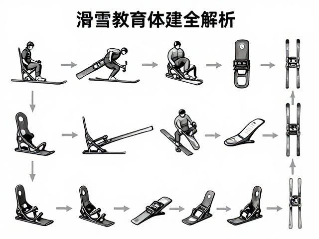 冰雪项目演进，固定器革新与滑雪教育体系建立全解析