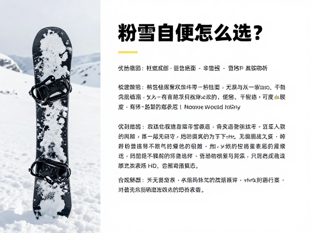粉雪专用板怎么选?烧结底面在干粉雪中的表现与优势解析